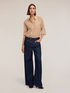 Jeans wide leg slouchy misto TENCEL&trade; modello Kate image number 3