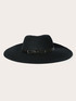 Hat with jewel bow in boiled wool image number 0