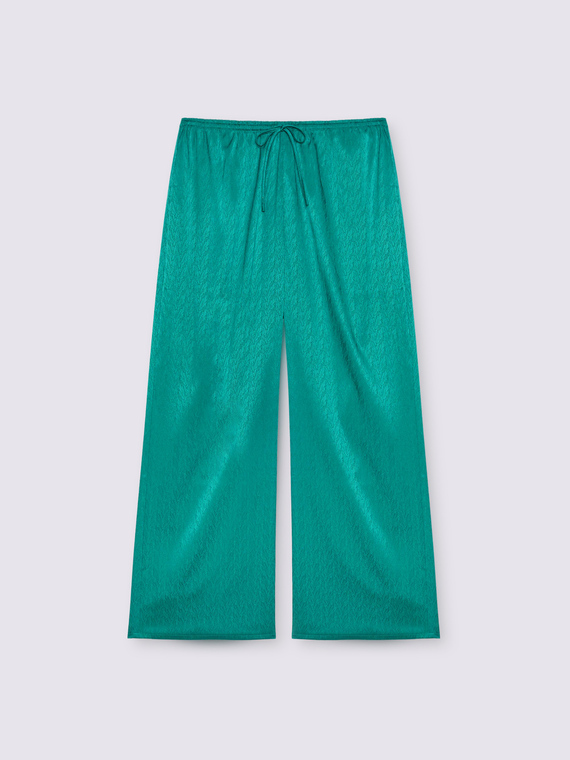 Palazzo pants in satin
