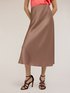 Satin midiskirt image number 2