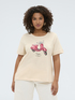 T-shirt en coton avec imprim&eacute; image number 2