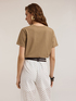 Boxy t-shirt with embroidered lettering image number 3