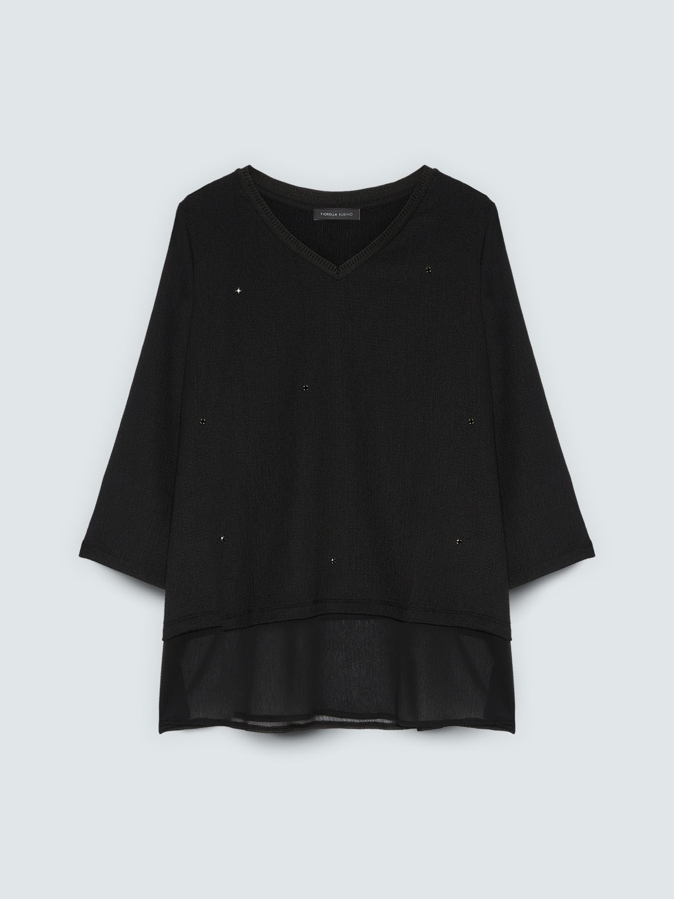 Jersey T-shirt with appliqu&eacute;s image number 4