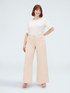 Wide Leg Trousers in lightweight cotton image number 6