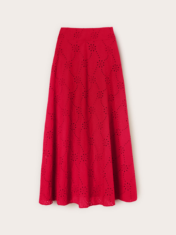 Long sangallo skirt