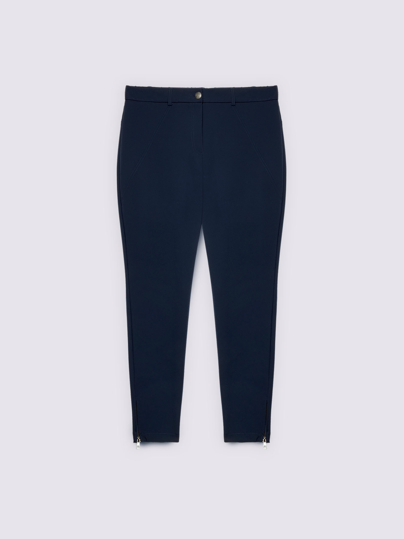 Skinny-Hose mit dekorativen Reißverschlüssen image number 4