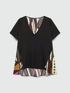 T-shirt with printed back image number 4