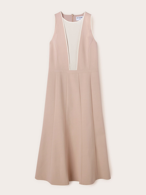 Vestito flare con inserto