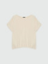 T-shirt boxy avec élastique en bas image number 4
