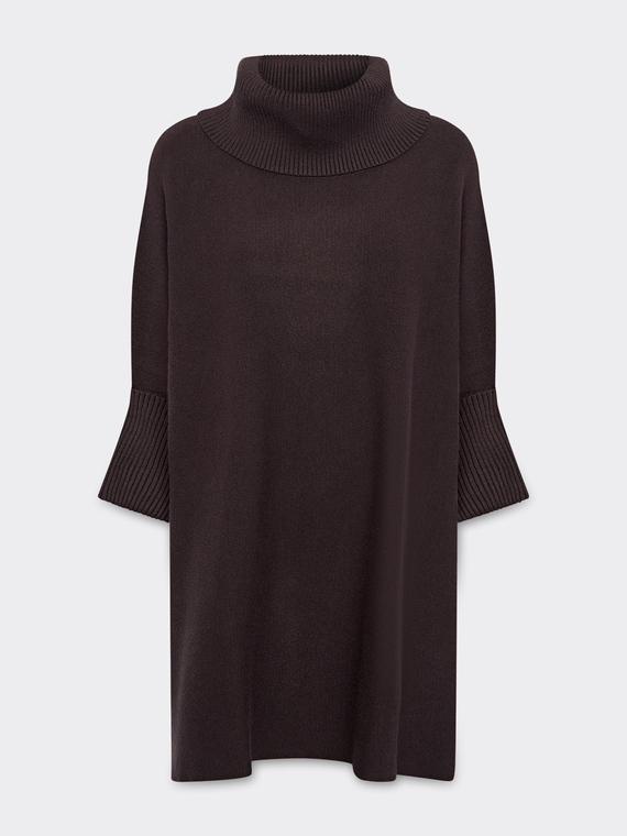 Cowl-neck cape