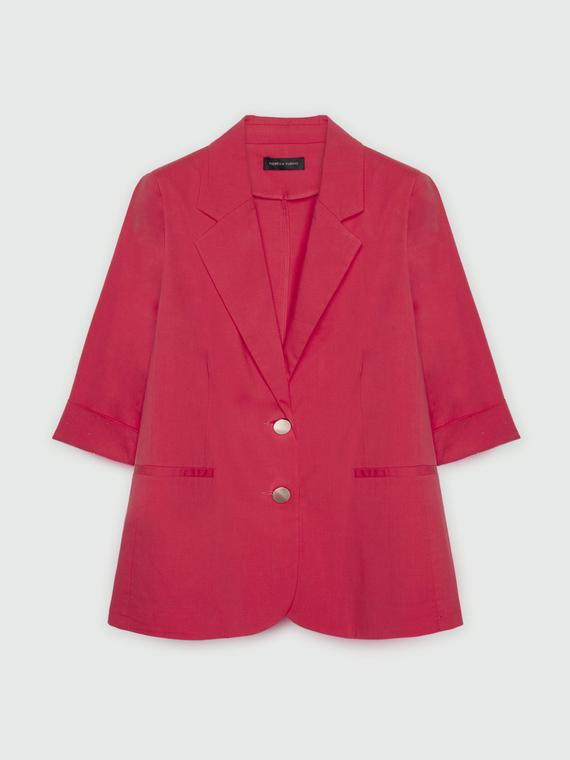 Blazer con maniche al gomito