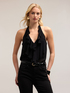 Georgette top with ruching image number 2