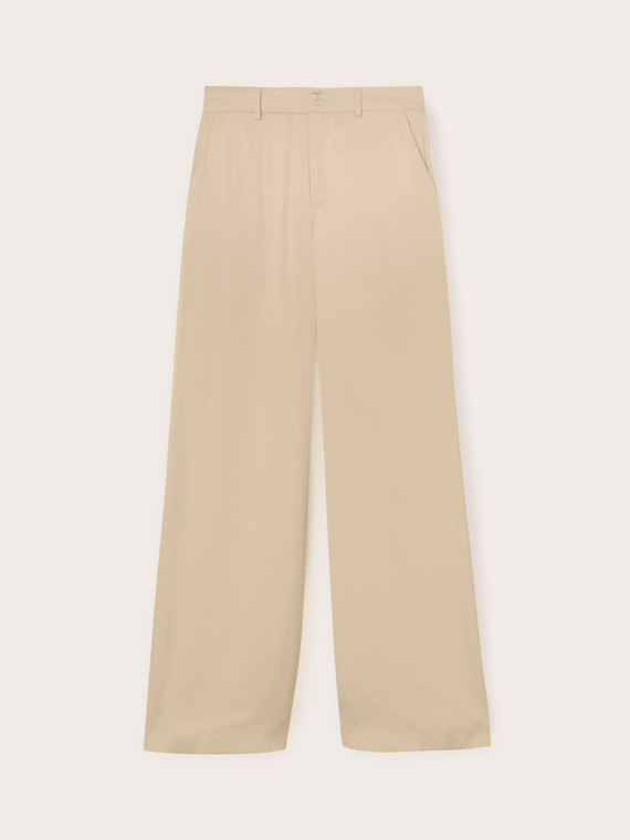 Satin palazzo trousers