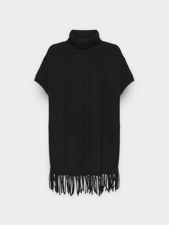 Pure wool cape