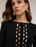Knitted cardigan with cut-out image number 4