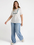 T-Shirt mit Brillen-Print image number 2