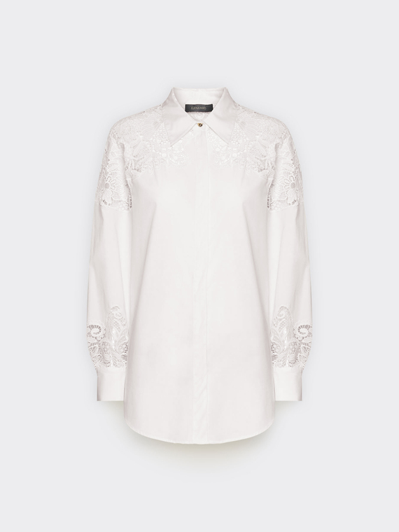 Camicia con pizzo