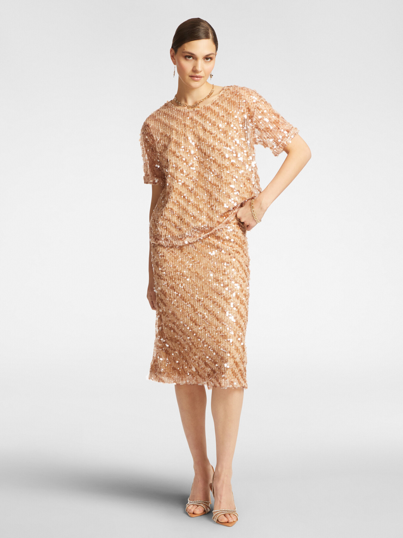 Blusa de lantejoulas image number 2