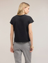 Jersey t-shirt with sangallo embroidery image number 1