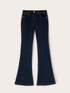 Rinse blue flare jeans image number 3