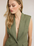 Gilet de tailleur en m&eacute;lange de lin image number 3