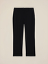 Cropped pants in crêpe fabric image number 4