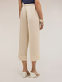 Pantaloni cropped din amestec de in image number 1