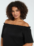 Off-Shoulder-T-Shirt aus Viskose-Jersey image number 2