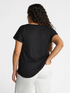 T-Shirt aus Satin und Jersey image number 1
