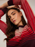 Ribbed sweater with yoke feature image number 3