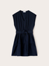 Robe courte avec volant en jersey image number 4