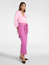 Blusa in raso stretch image number 2