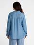 Denim-Hemdbluse, helle Waschung image number 1