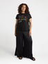 T-shirt with embroidered lettering image number 2