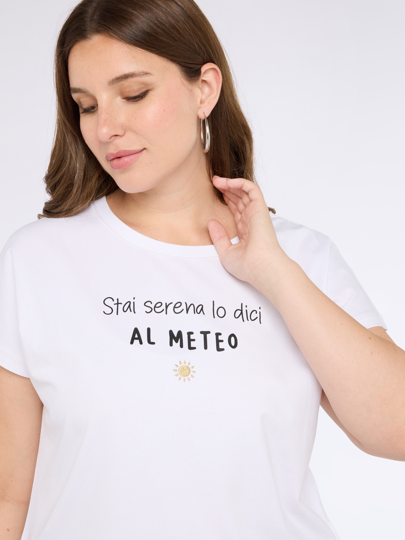 T-shirt en jersey avec phrase amusante image number 4