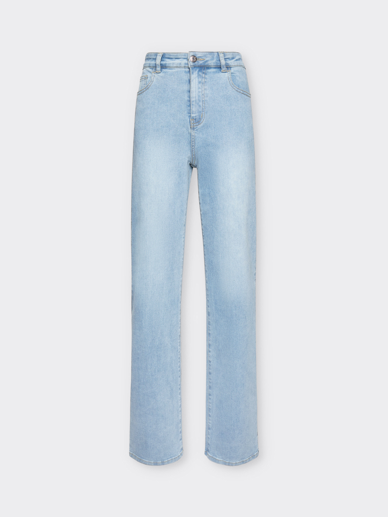 Mid wide leg 5 pocket jeans, "Wanda" image number 9