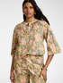 Bedruckte Bluse aus Baumwoll-Musselin image number 0