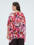 Georgette tunic with watercolor print image number 1
