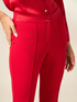 Flare pants in crêpe fabric image number 2