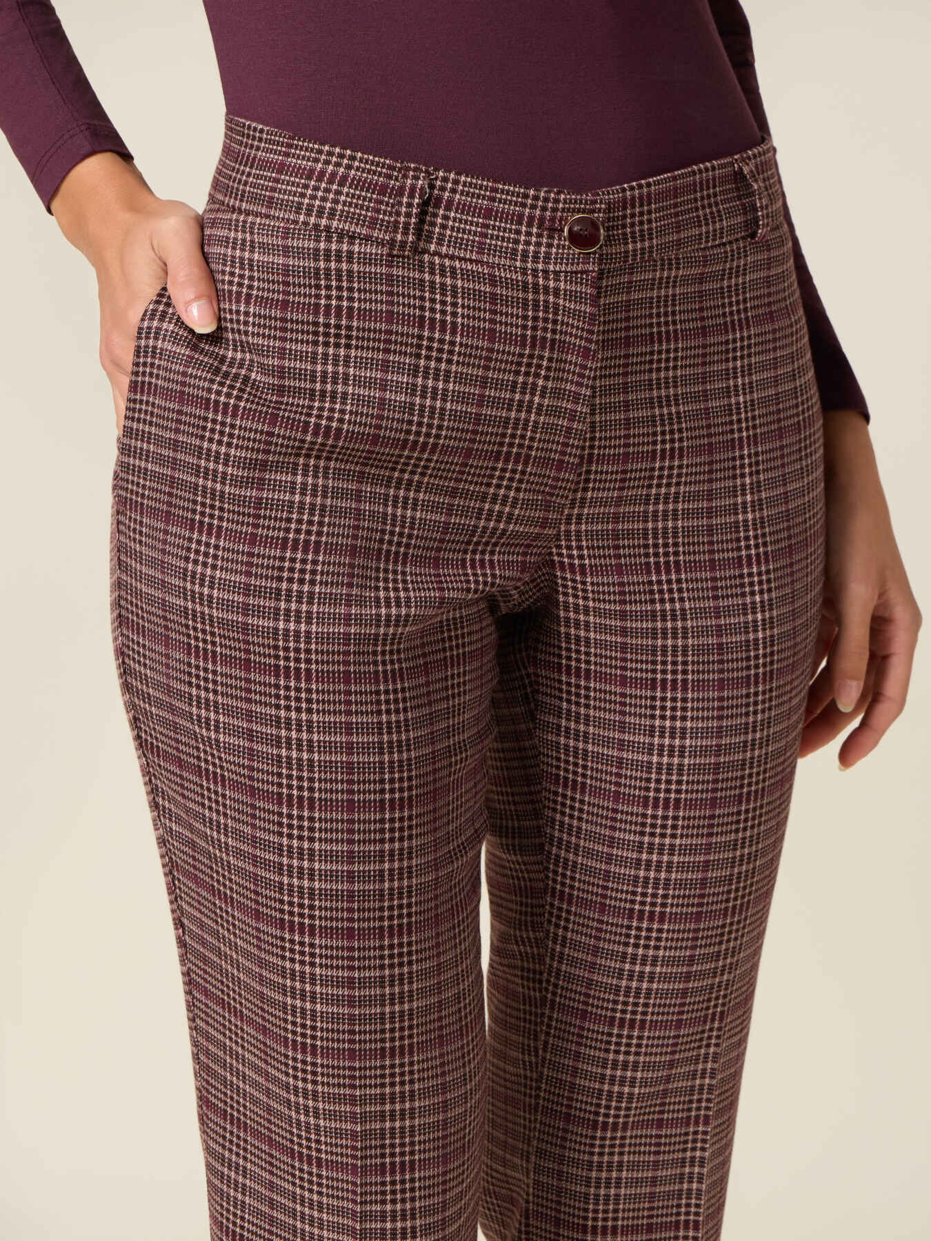Pantaloni check image number 2
