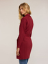 Long cardigan with belt image number 1