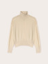 Maglia dolcevita con inserto trasparente image number 4