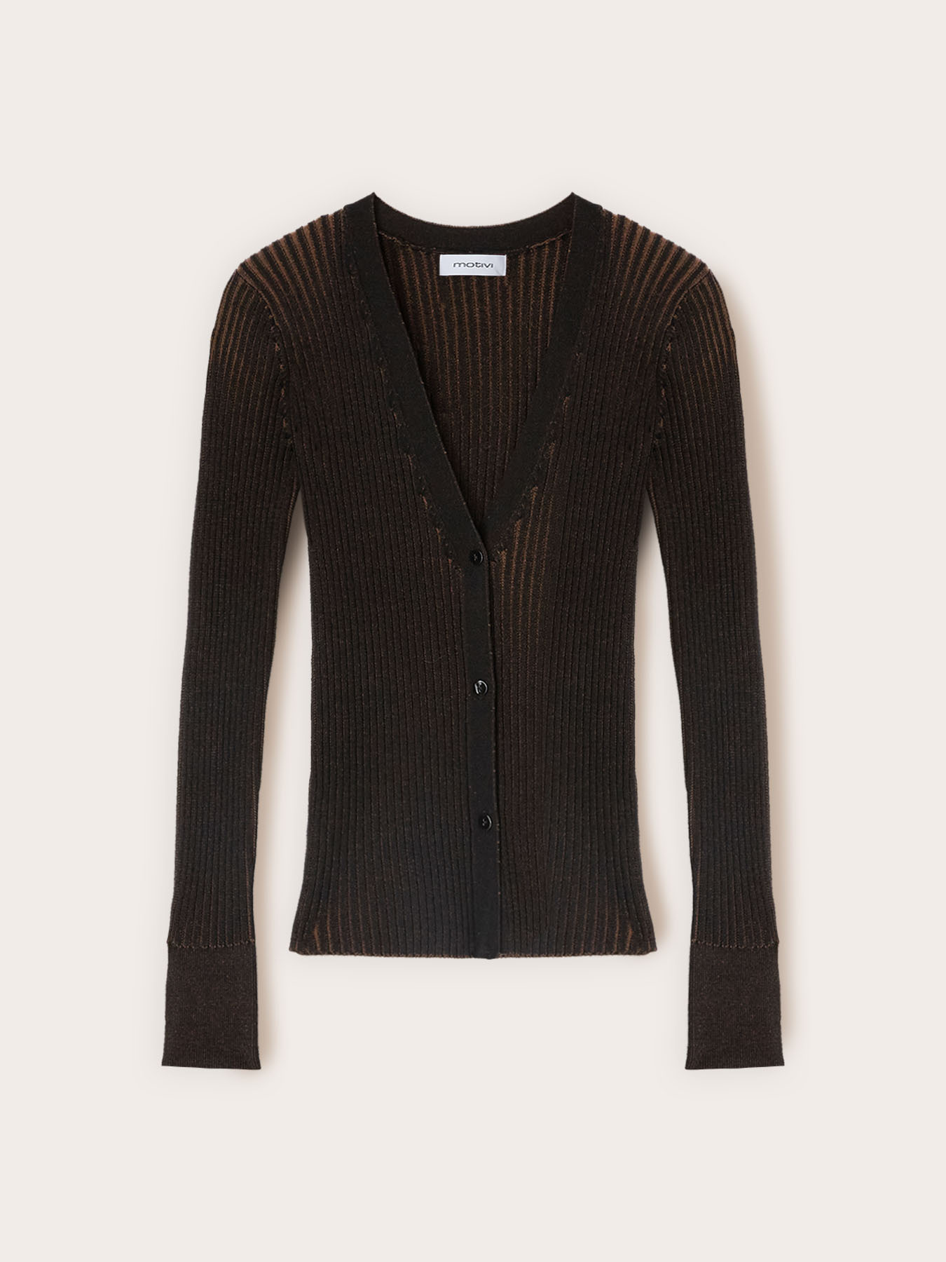 Vanis&eacute; ribbed cardigan image number 4