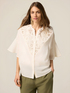 Shirt with lace insert image number 0