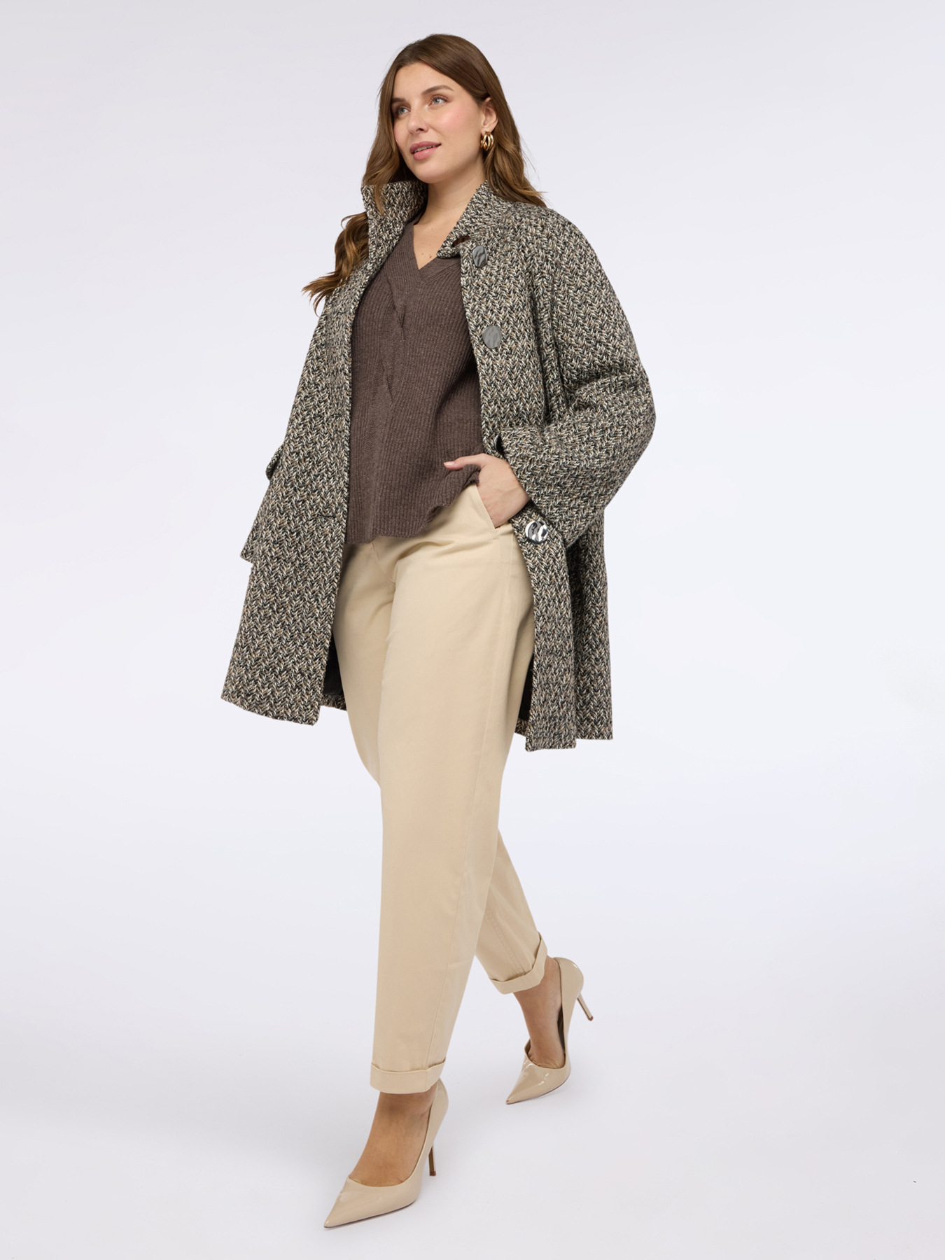 Pantaloni Balloon in cotone image number 3