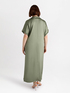 Long satin dress image number 1