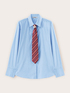 Poplin shirt with tie image number 4