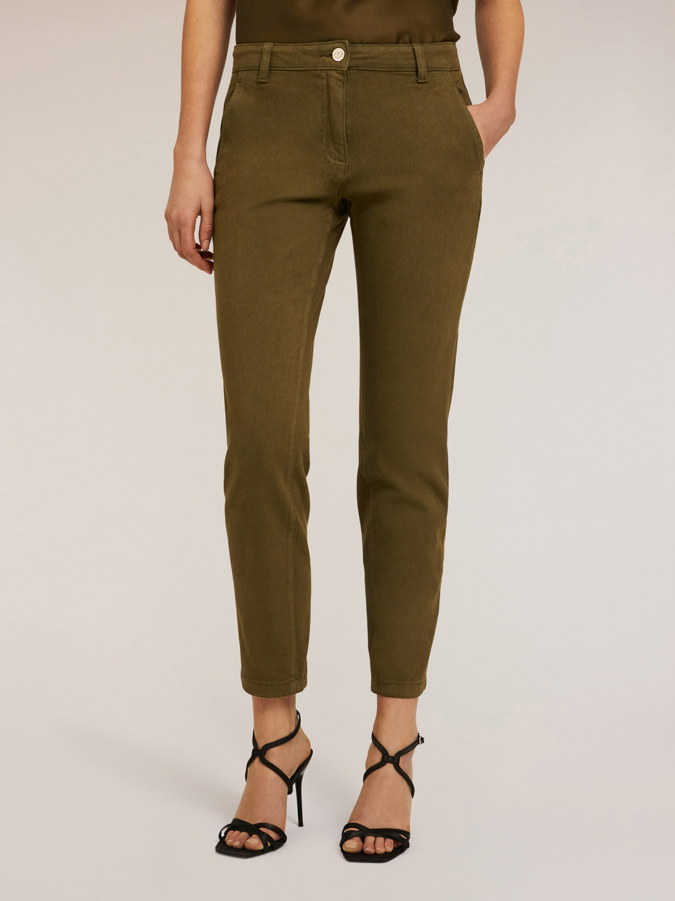 Pantalon chino Kendall en drill de coton image number 0