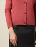 Cardigan col V mélange viscose image number 2