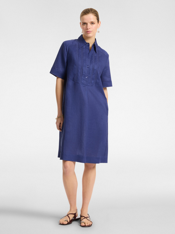 Robe en lin avec boutons